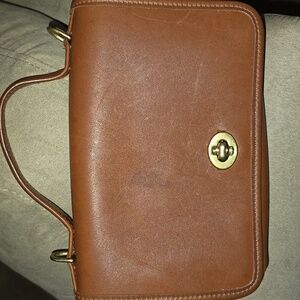 Coach Brown Leather Crossbody Bag